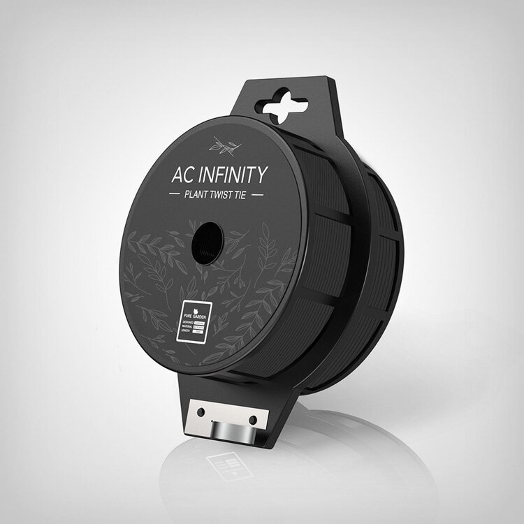 AC Infinity Black Wire Tie, 100m – Growmart