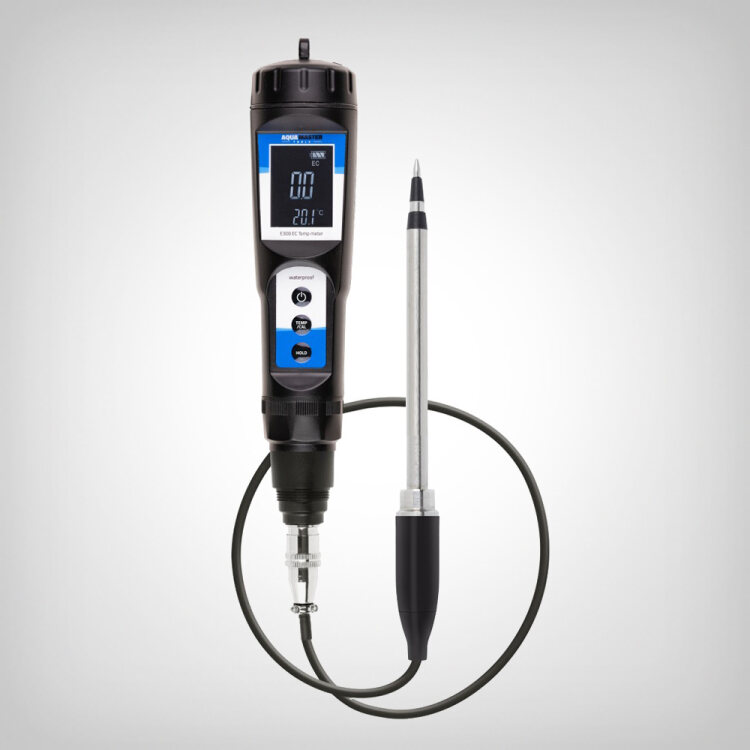 Aqua Master Tools E300 Pro2 – EC/Temp Substrate Meter – Growmart